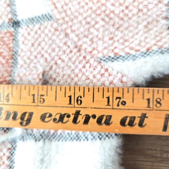 EUC RACHEL ZOE SUPER SOFT PLAID BUTTONED SHACKET SIZE M - Picture 12 of 13